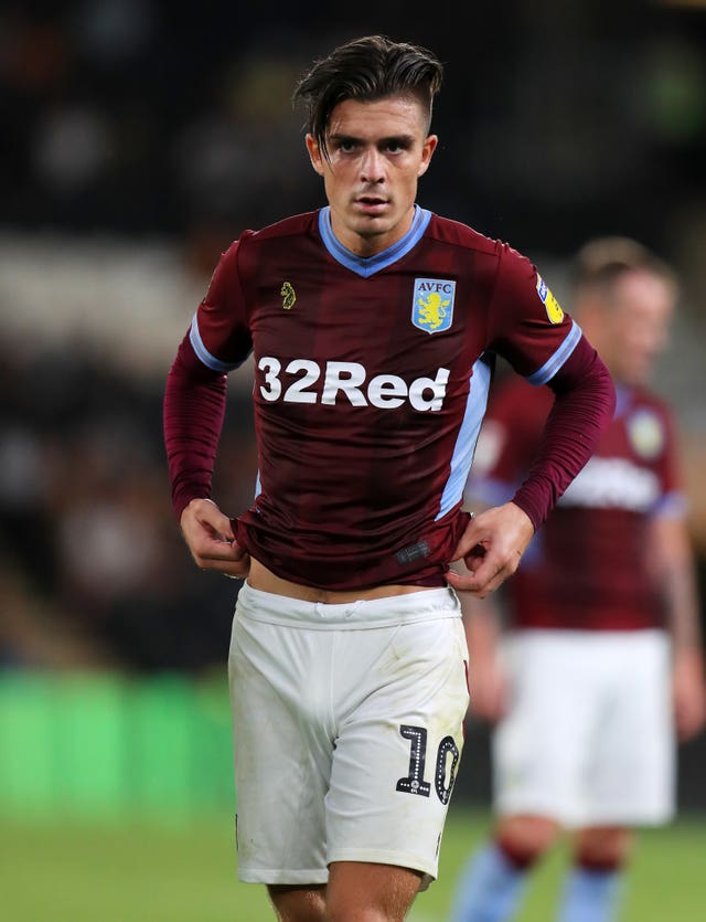 Aston Villa’s Jack Grealish has been linked with Tottenham