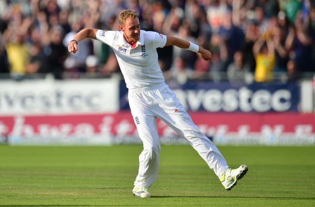 Broad helped England seal a 3-0 win at Chester-le-Street (Owen Humphreys/PA)