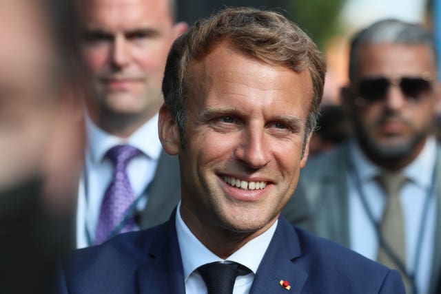 French President Emmanuel Macron 