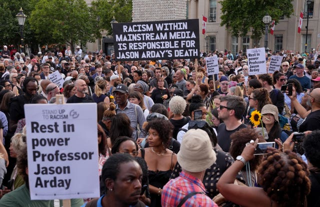 A vigil for Professor Jason Arday