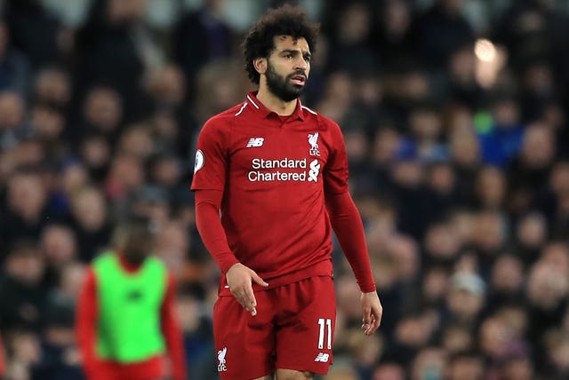 Mo Salah in action for Liverpool