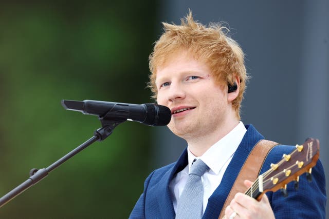Ed Sheeran most played artist