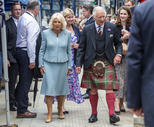 King visits Scotland for Holyrood Week