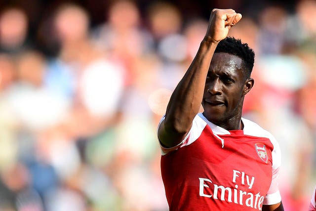 Danny Welbeck scored his first of the season as Arsenal beat West Ham.