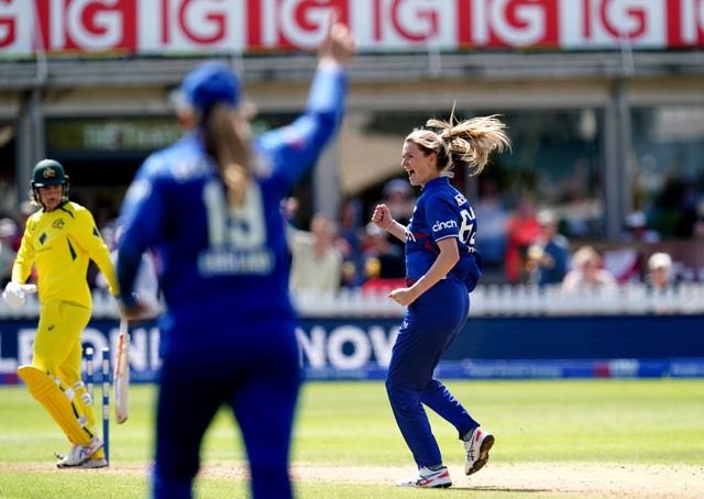 Lauren Bell took two wickets in an over