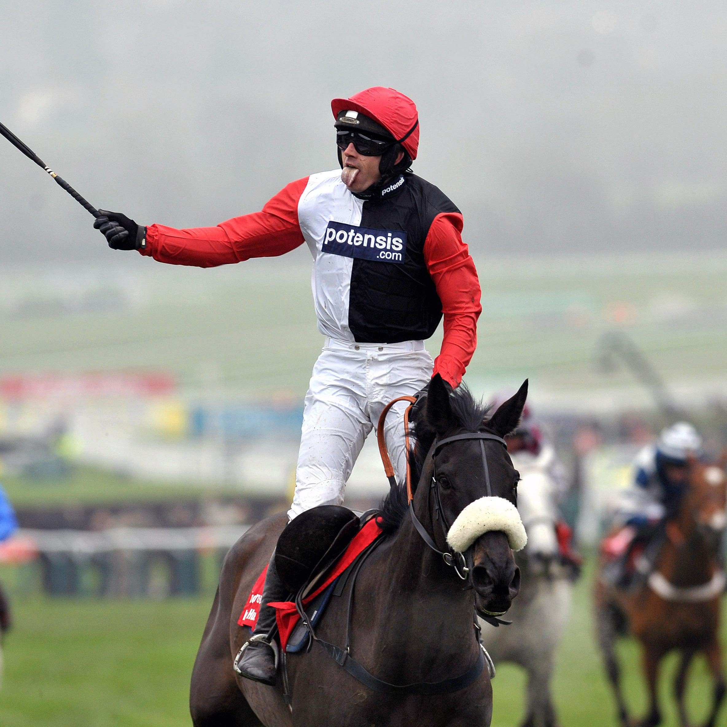 Big Buck's wins his fourth World Hurdle at Cheltenham