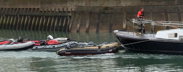 Many make the crossing in small boats (Gareth Fuller/PA) 