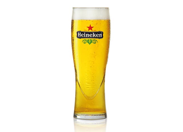 A pint of Heineken