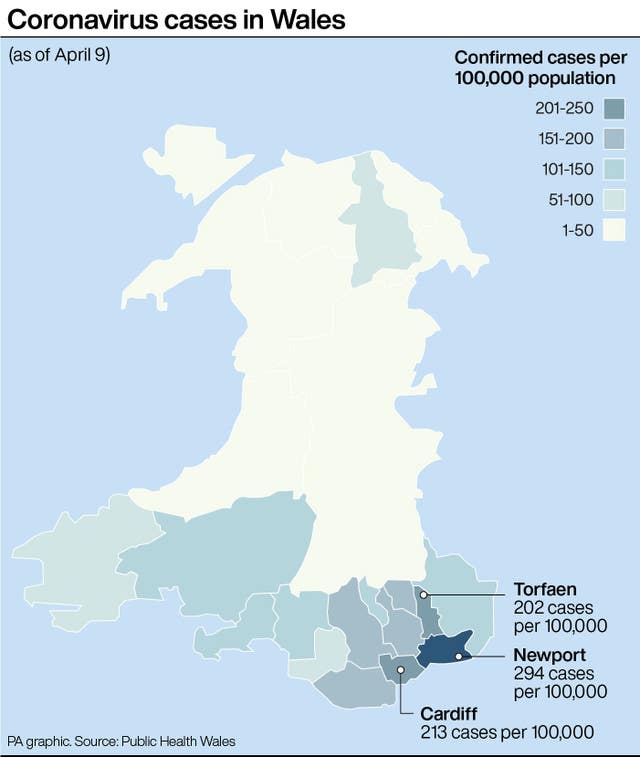 HEALTH Coronavirus Wales