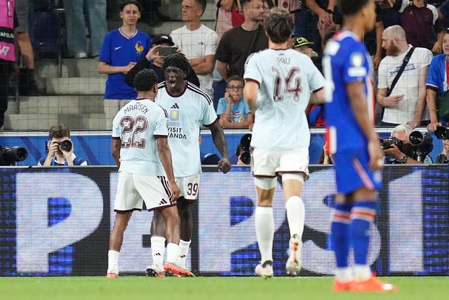 Madjo celebrates