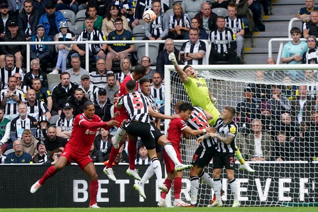 Nick Pope was called into action early on