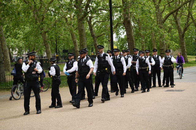 Officers on patrol in Hyde Park (