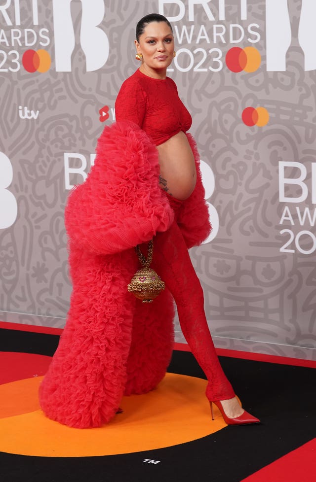 Jessie J attending the Brit Awards 2023 at the O2 Arena, London 