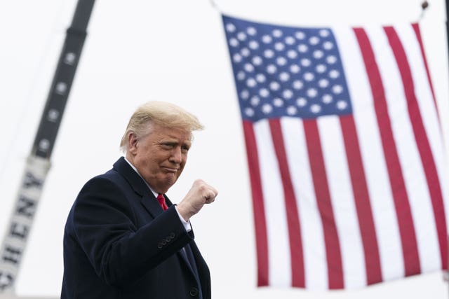 President Donald Trump (Alex Brandon/PA)