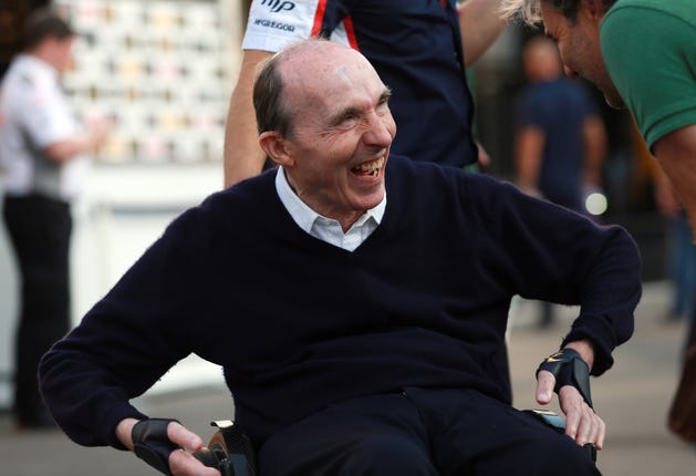 Sir Frank Williams during qualifying day for the 2013 Italian Grand Prix at the Autodromo di Monza in Monza