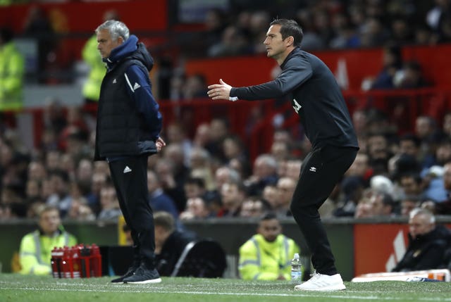 Lampard was reunited with his old manager Mourinho as Derby drew Manchester United in the League Cup