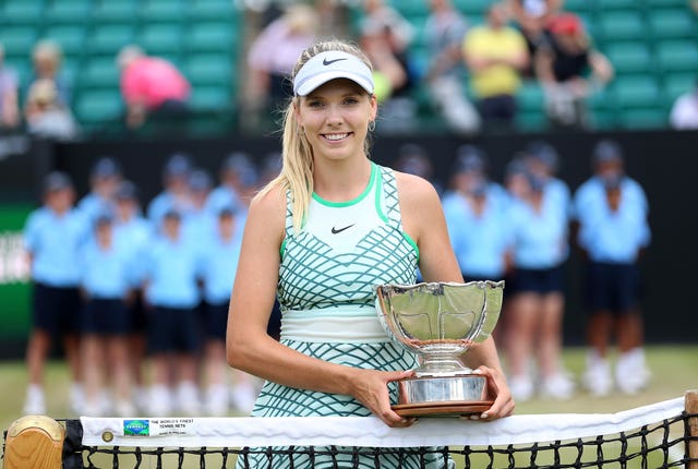 British number one Katie Boulter triumphed in Nottingham