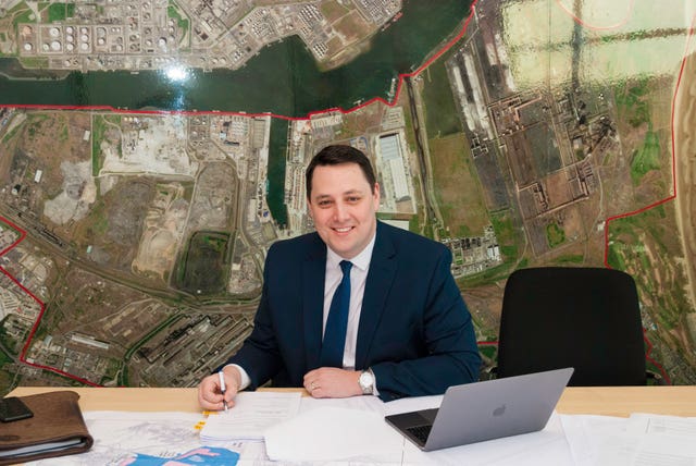 Tees Valley mayor Ben Houchen (Tees Valley Combined Authority/PA)