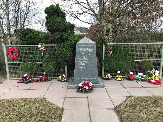 A memorial to those killed in the bombing