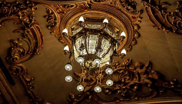 Blackpool Tower chandeliers cleaned