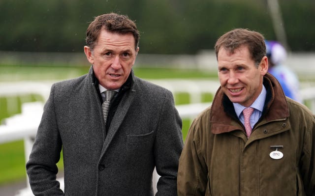 Richard Johnson (right) with Sir Anthony McCoy