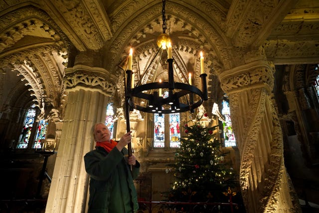 Rosslyn Chapel by candlelight