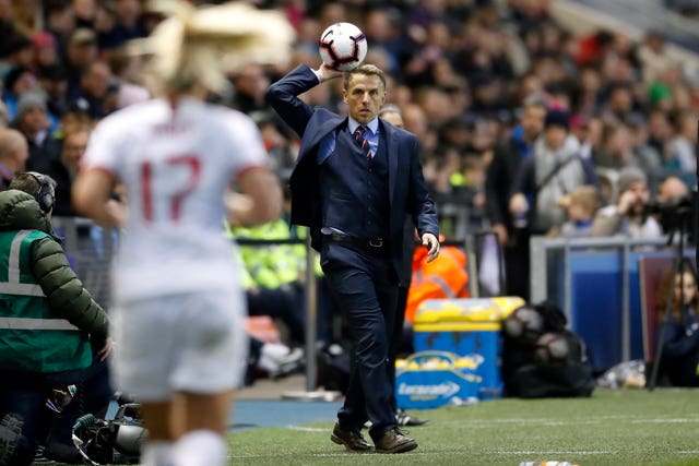 Phil Neville's England were beaten by Canada 