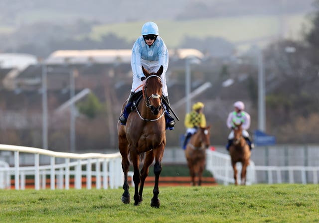 Honeysuckle returns after finishing second in the Irish Champion Hurdle