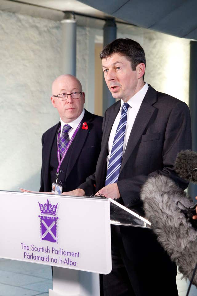 Scottish Parliament Presiding Officer Ken Macintosh said the survey findings were 'difficult reading' (Scottish Parliament/PA) 