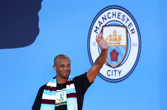 Ex-Manchester City captain Vincent Kompany