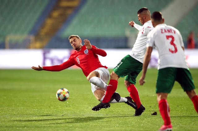 Jordan Henderson, left, has revealed England players wanted Bulgaria fans to suffer following incidents of racist chanting