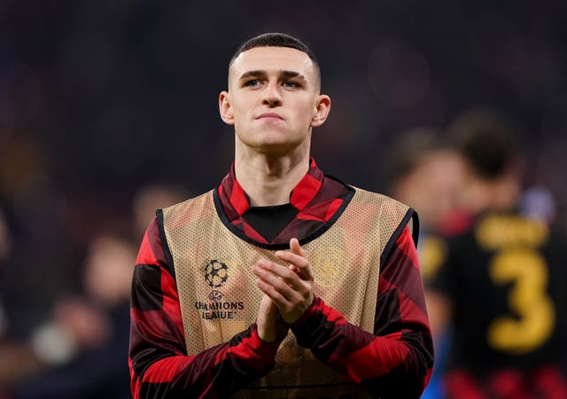 Phil Foden did not feature for Manchester City