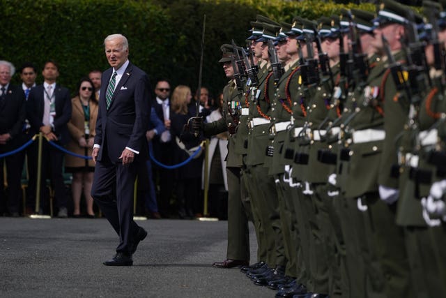 President Biden visit to the island of Ireland