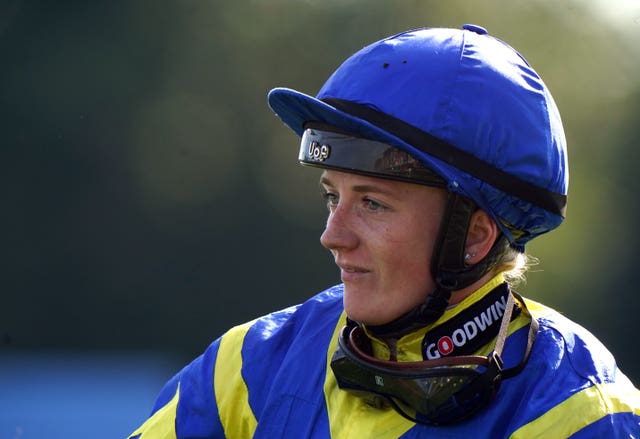 Hollie Doyle after steering Trueshan to success at Doncaster 