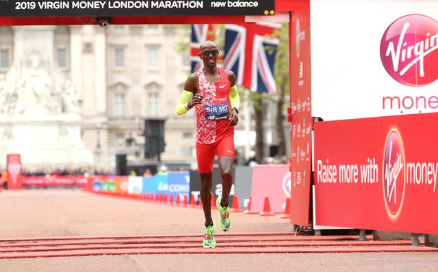 Sir Mo Farah finished in fifth place