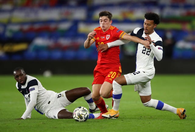 Daniel James was on target as Wales won promotion to League A