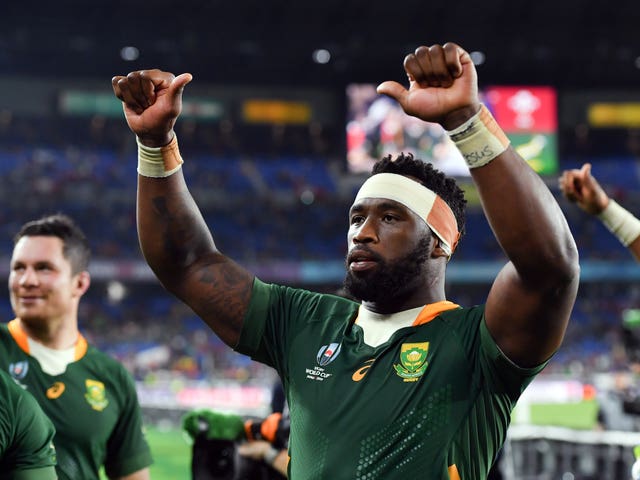 Siya Kolisi is South Africa's first black rugby union captain