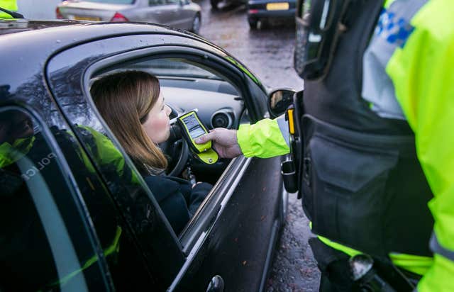 PSNI drink driving checkpoint