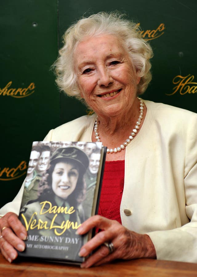 Dame Vera Lynn book signing – London