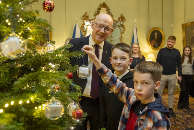 John Swinney 2024 Christmas card