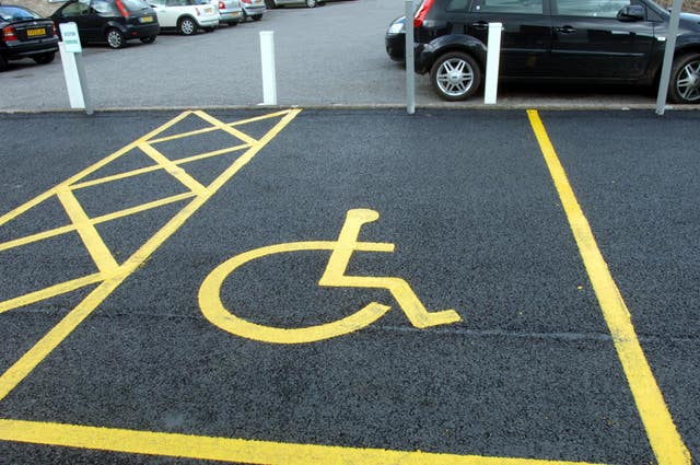 The data shows 132 hospitals now charge for disabled parking (Sean Dempsey/PA)