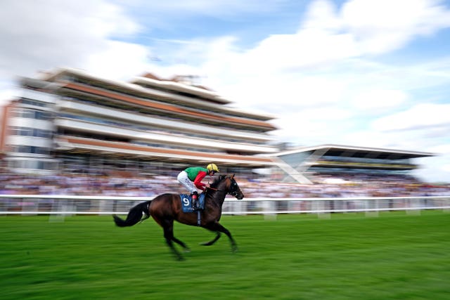 Nando Parrado ridden by Adam Kirby at the Newbury Races