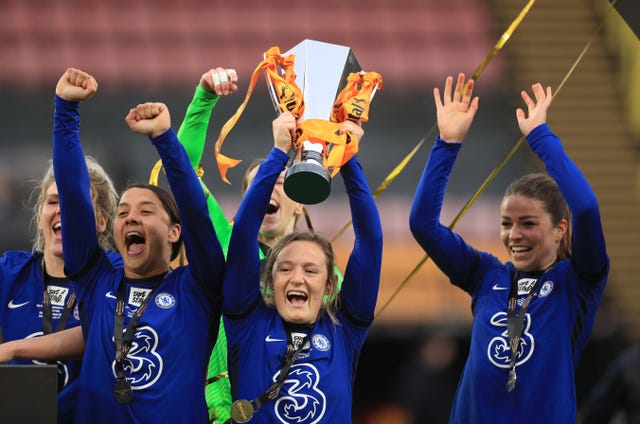Chelsea have already won the women's League Cup this season 