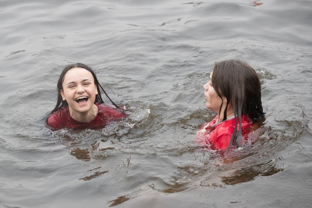 Christmas Day swim – Sutton COldfield