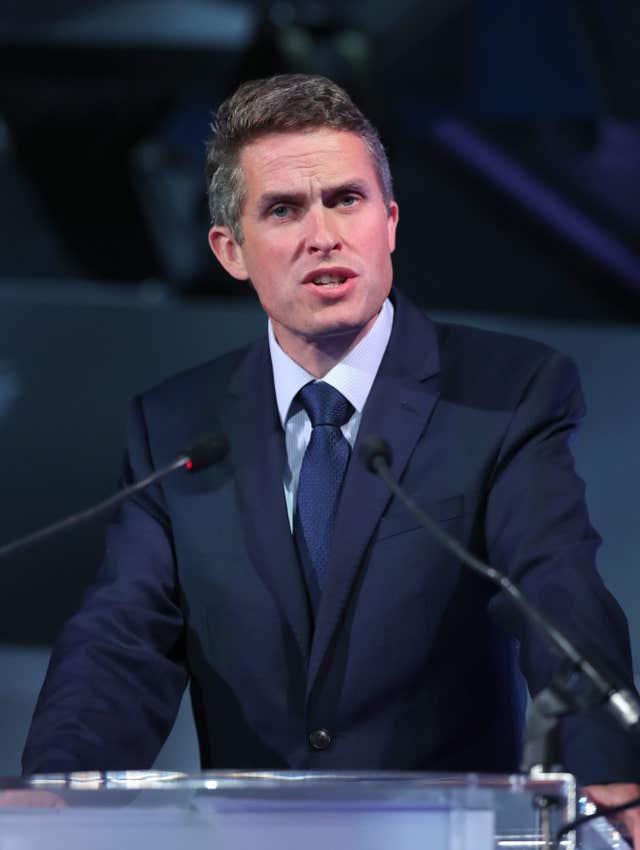 Defence Secretary Gavin Williamson