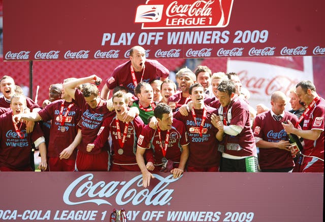 Scunthorpe won the 2009 League One play-off final
