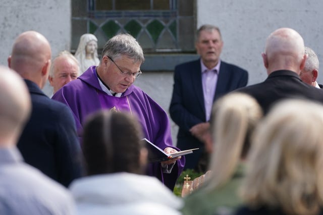 Brendan Wall funeral