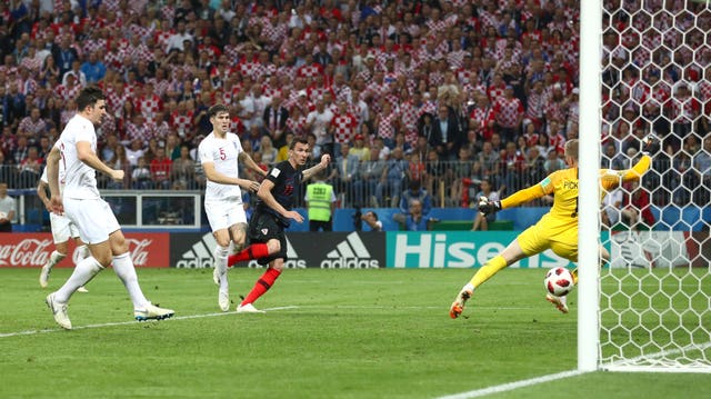 Mario Mandzukic scored the extra-time winner as Croatia beat England 2-1 in their 2018 World Cup semi-final clash.