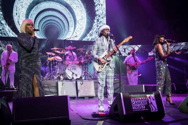 Nile Rodgers and Chic on stage