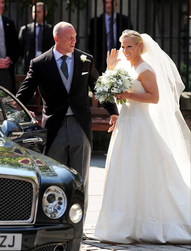 Zara Phillips and Mike Tindall wedding